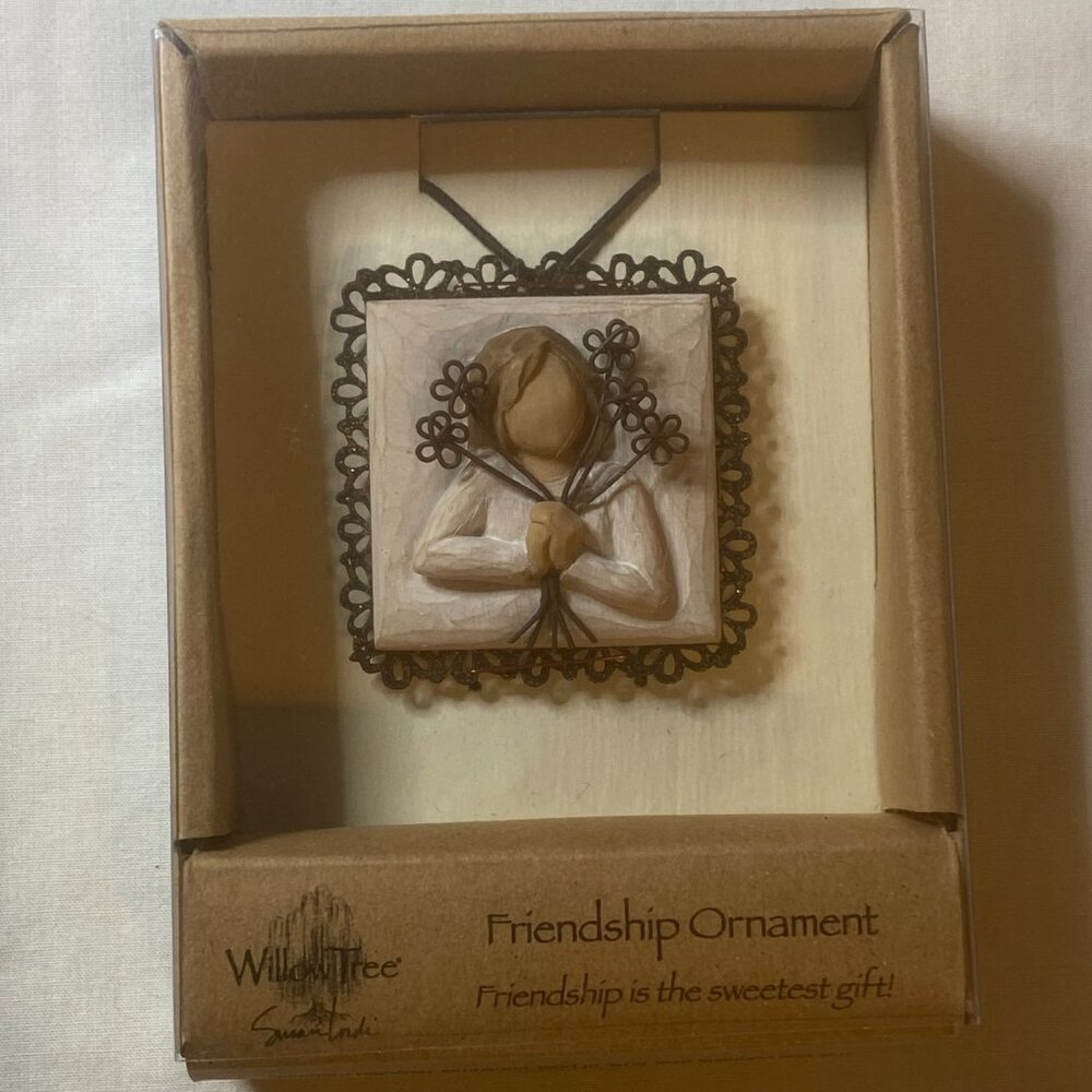 Willow Tree Susan Lordi‎ Bronze Filigree Friendship Ornament Christmas OS - Picture 3 of 10